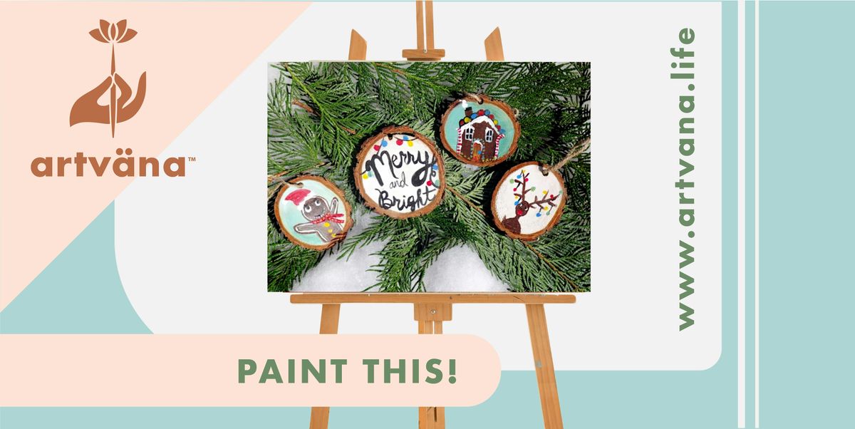 Artvana Oranment Paint & Sip at Bainbridge Island Vineyards  November 2025, 9 November | Event in Bainbridge Island