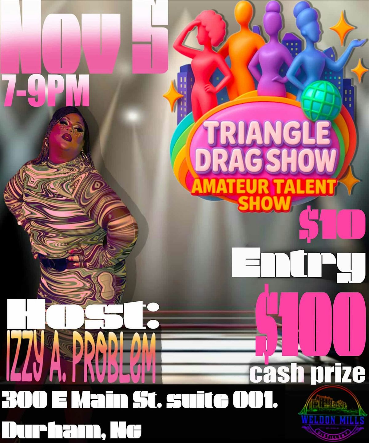 DRAG SHOW @ WELLDON MILLS DISTILLERY, 5 November | Event in Durham | AllEvents