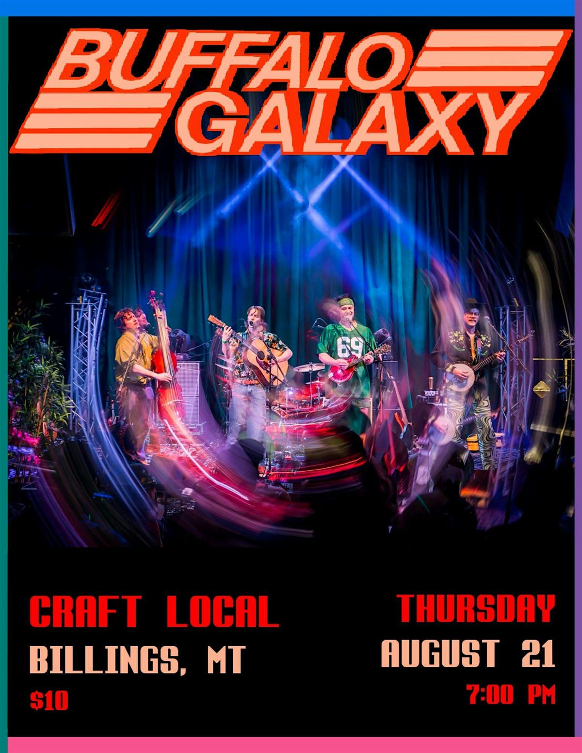 Buffalo Galaxy live at Craft Local 8/21/2025, 21 August | Event in Billings | AllEvents