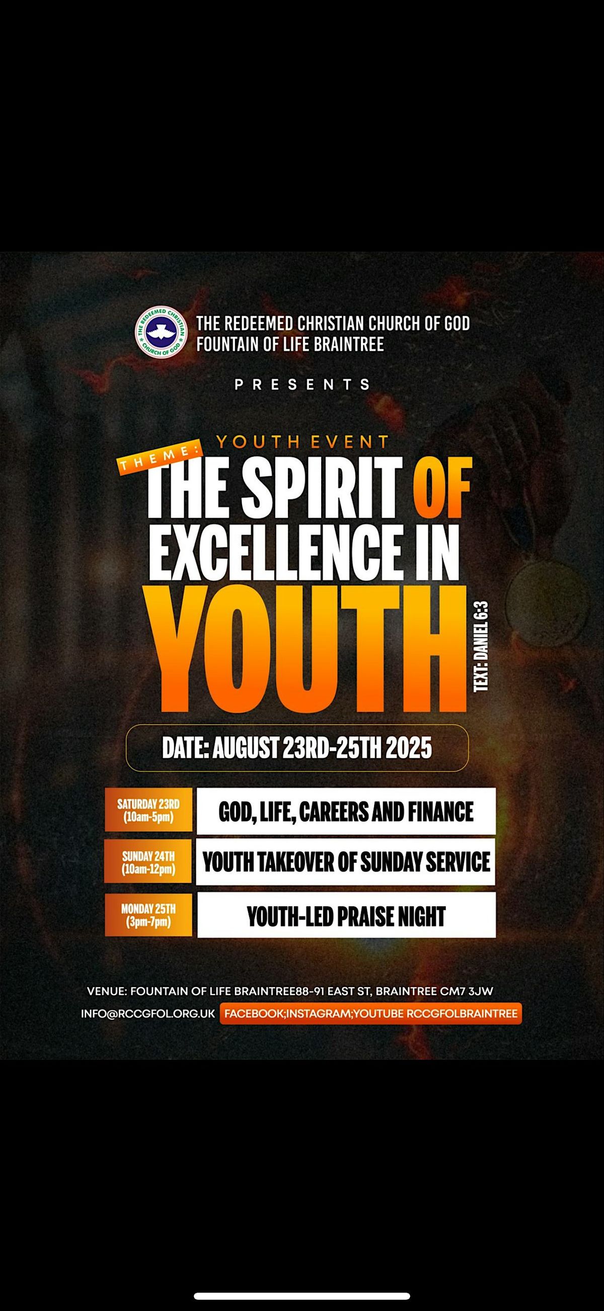 The Spirit of Excellence in Youth, 23 August | Event in Braintree | AllEvents