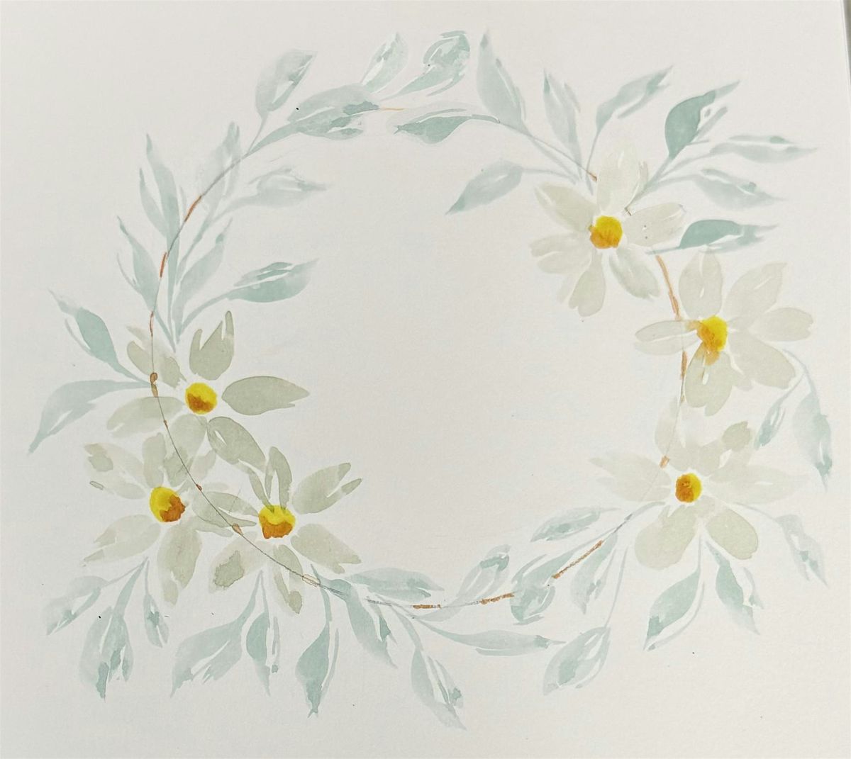 Summer Wreath Watercolor Painting, 2 August | Event in Winsted | AllEvents