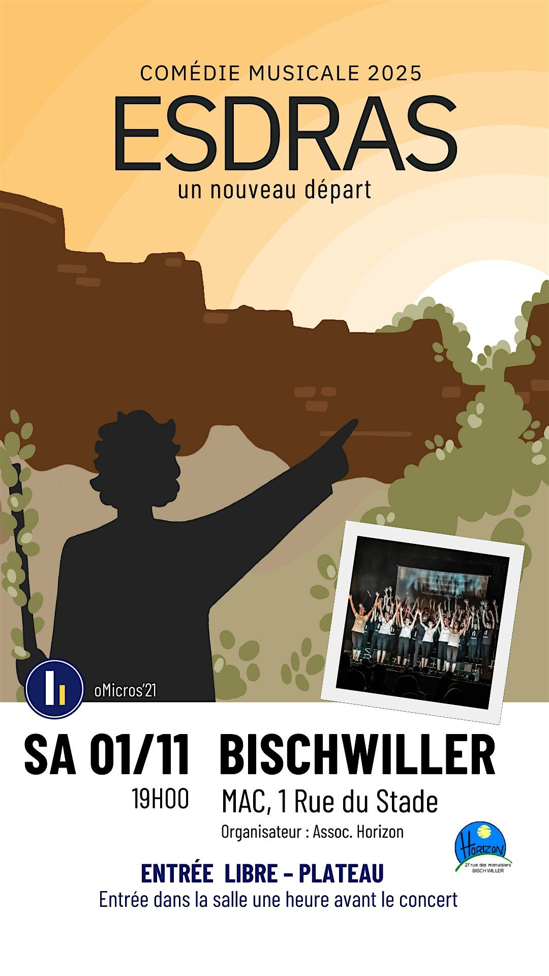 Esdras, un nouveau départ, 1 November | Event in Bischwiller | AllEvents