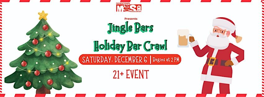 Jingle Bars: Holiday Bar Crawl, 6 December | Event in Mesa | AllEvents