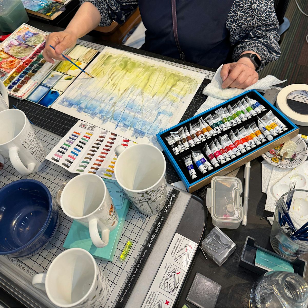 Paint Birch Trees in WATERCOLOR WORKSHOP with Sarita Kamat, 19 July | Event in Evanston | AllEvents