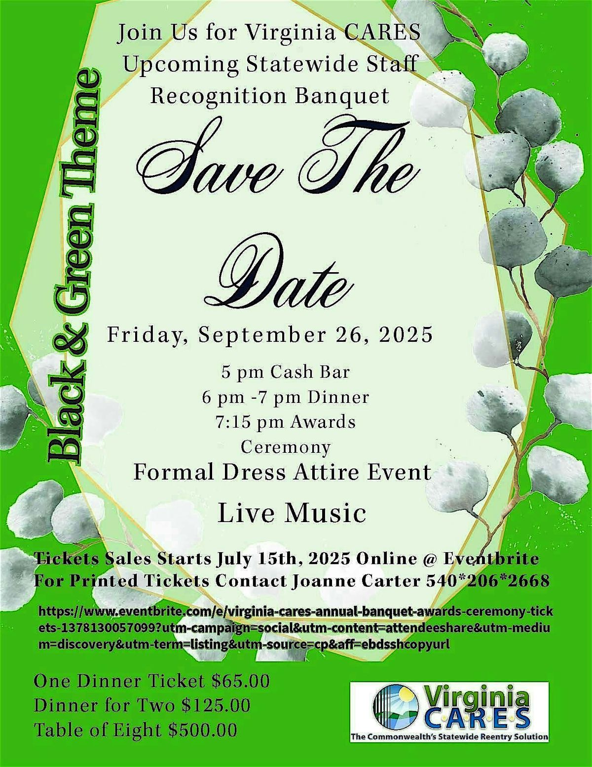 Virginia CARES Annual Banquet & Awards Ceremony, 26 September | Event in Roanoke | AllEvents