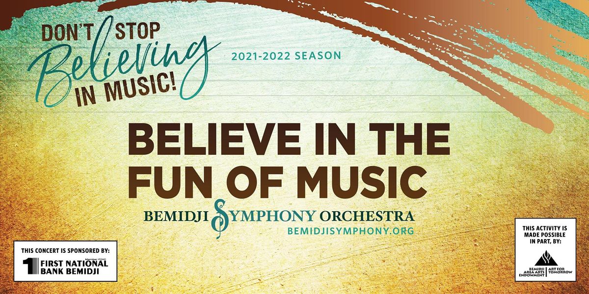 Believe In The Fun Of Music Bemidji High School Auditorium 14 August Bemidji High School Calendar For May 2022
