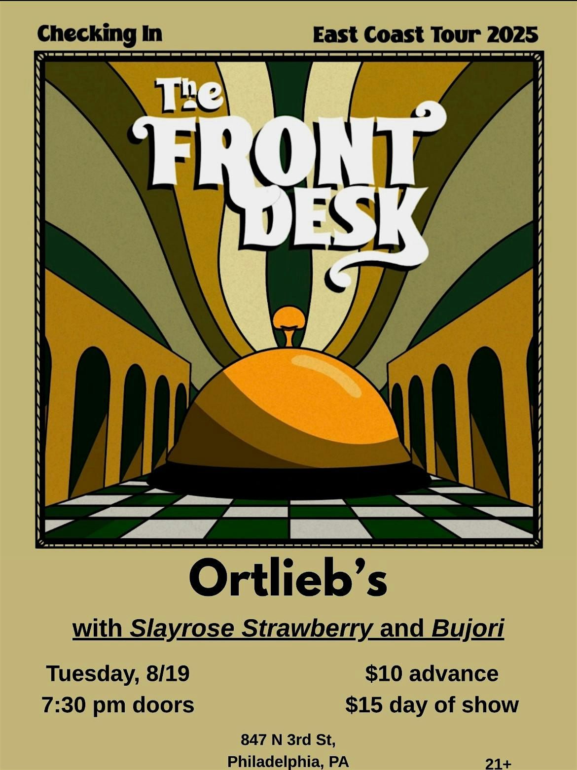 The Front Desk • Slayrose Strawberry • Bujori, 19 August | Event in philadelphia | AllEvents