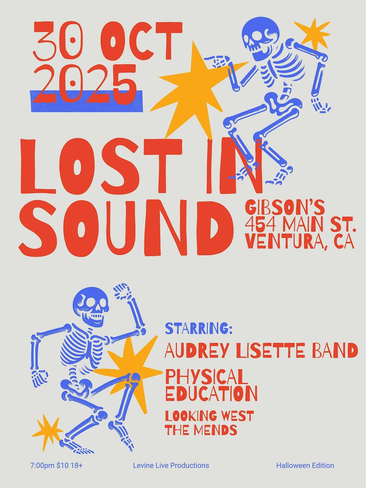 Lost in Sound 40, 30 October | Event in Ventura | AllEvents