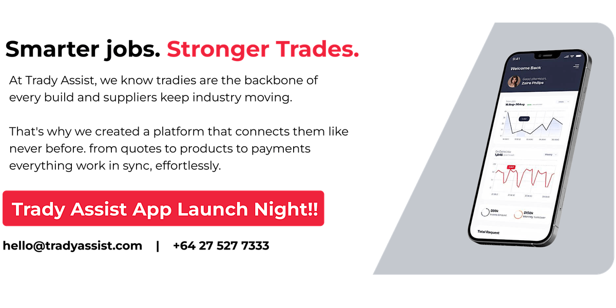 Trady Assist App Launch Night, 6 November | Event in Auckland | AllEvents