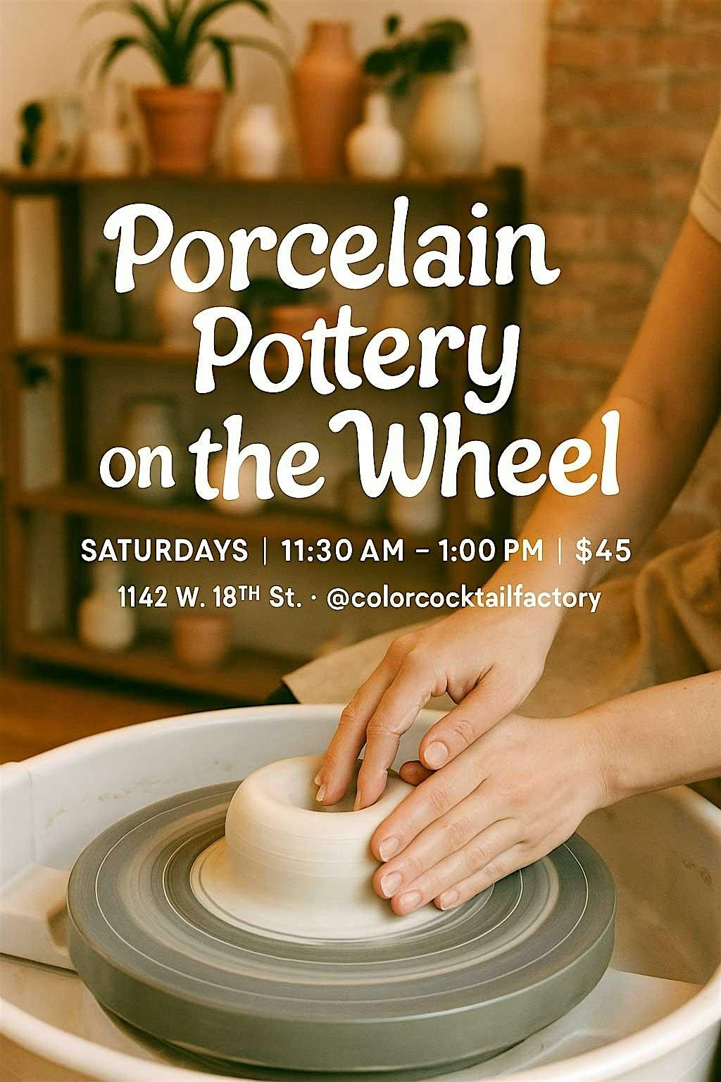 Porcelain Pottery on the Wheel | Event in Chicago | AllEvents