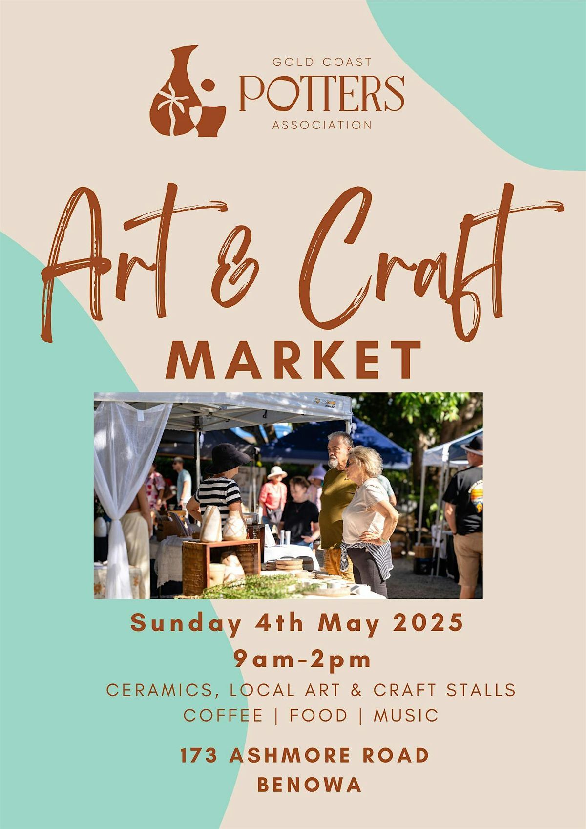 Art and Craft Market Gold Coast Potters Association | Event in Benowa | AllEvents