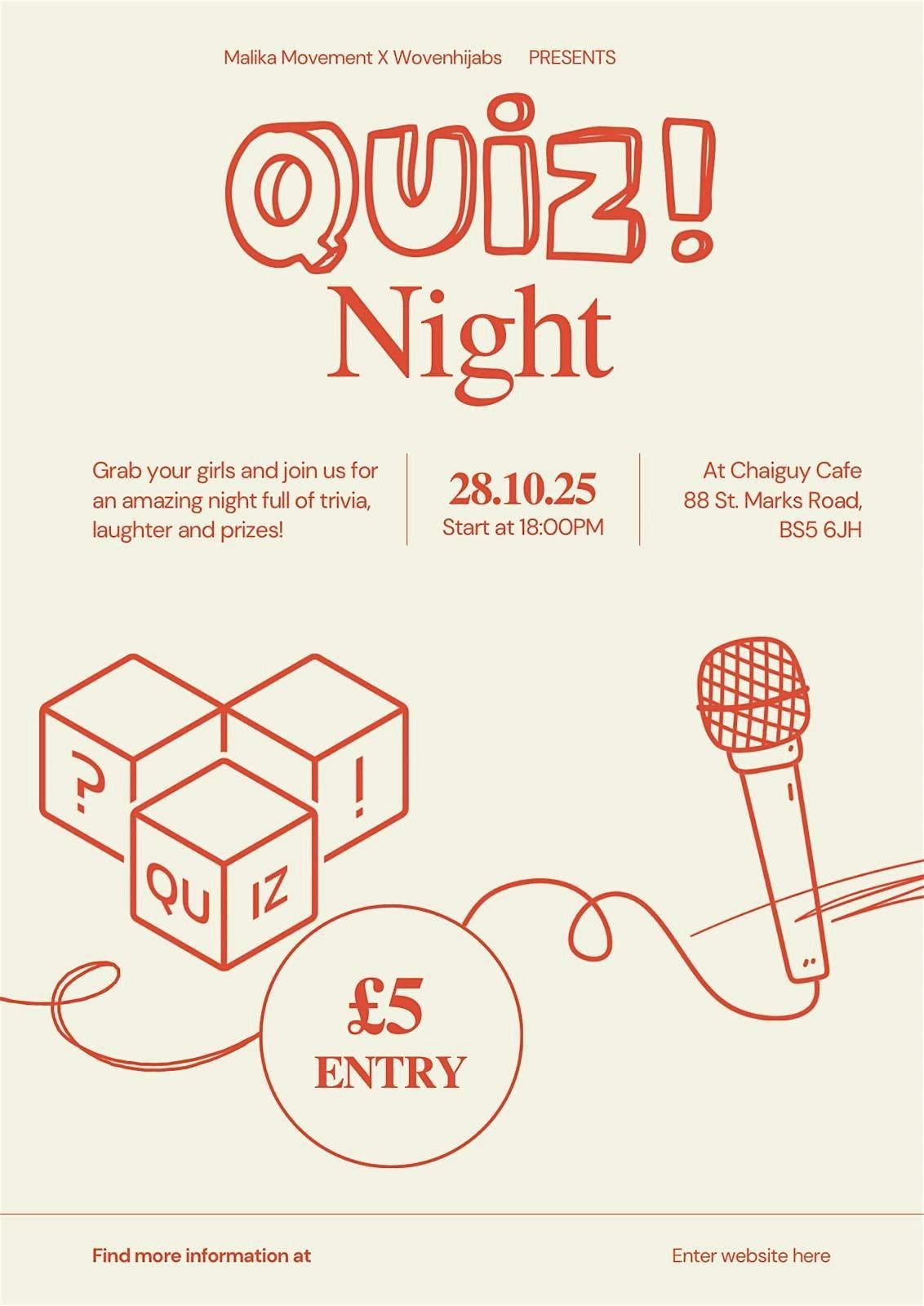 Quiz night with the girlies!, 28 October | Event in Bristol | AllEvents