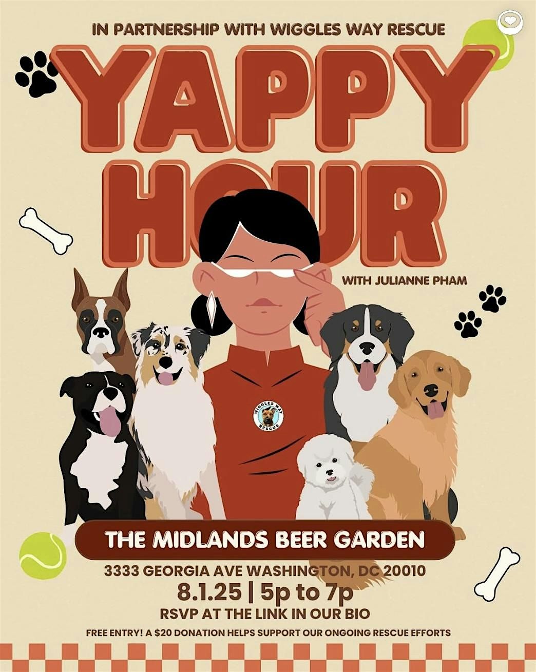 Yappy Hour @ The Midlands Beer Garden!, 1 August | Event in Washington | AllEvents