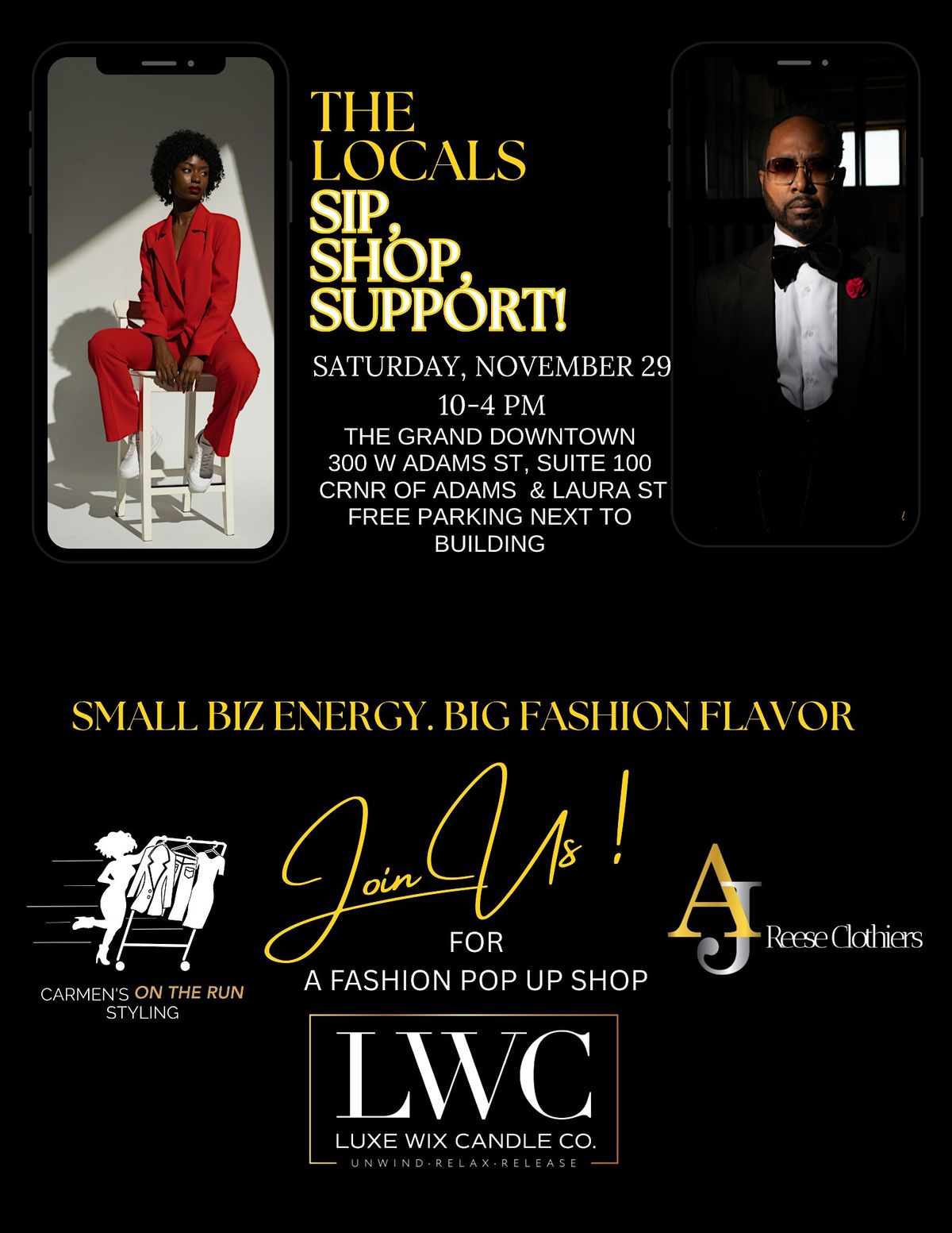 THE LOCALS SIP, SHOP, SUPPORT, 29 November | Event in Jacksonville | AllEvents