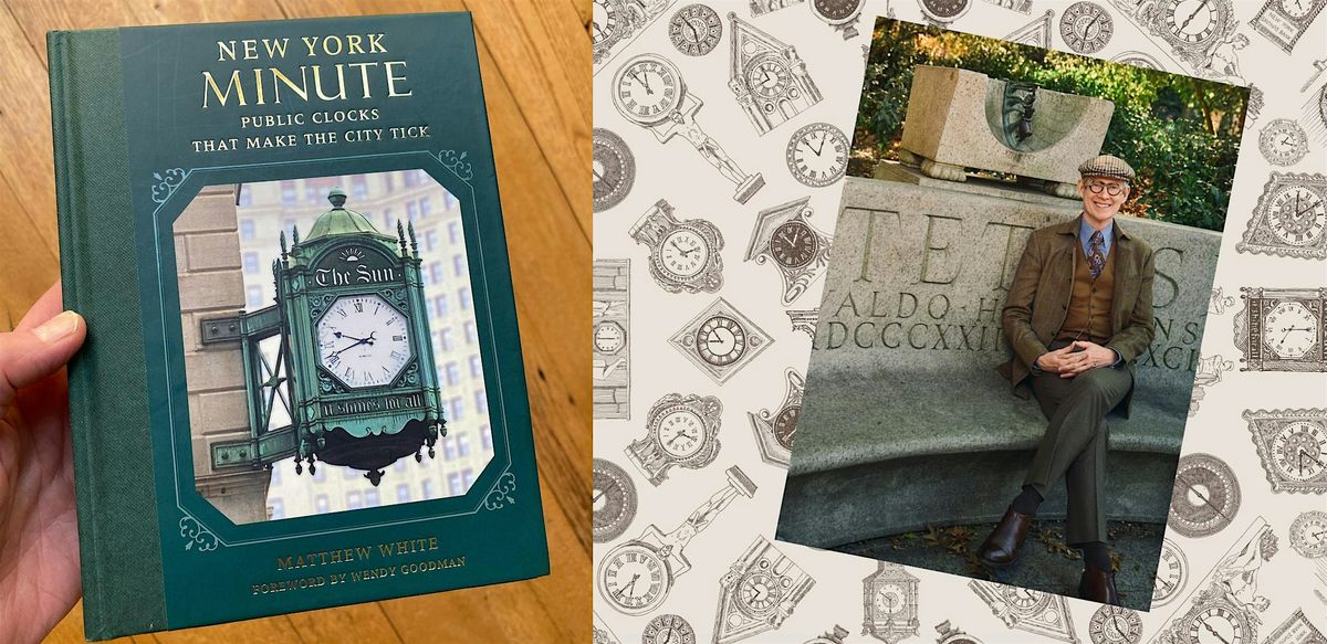 Matthew White Book Signing – ‘New York Minute', 4 October | Event in Hillsdale | AllEvents