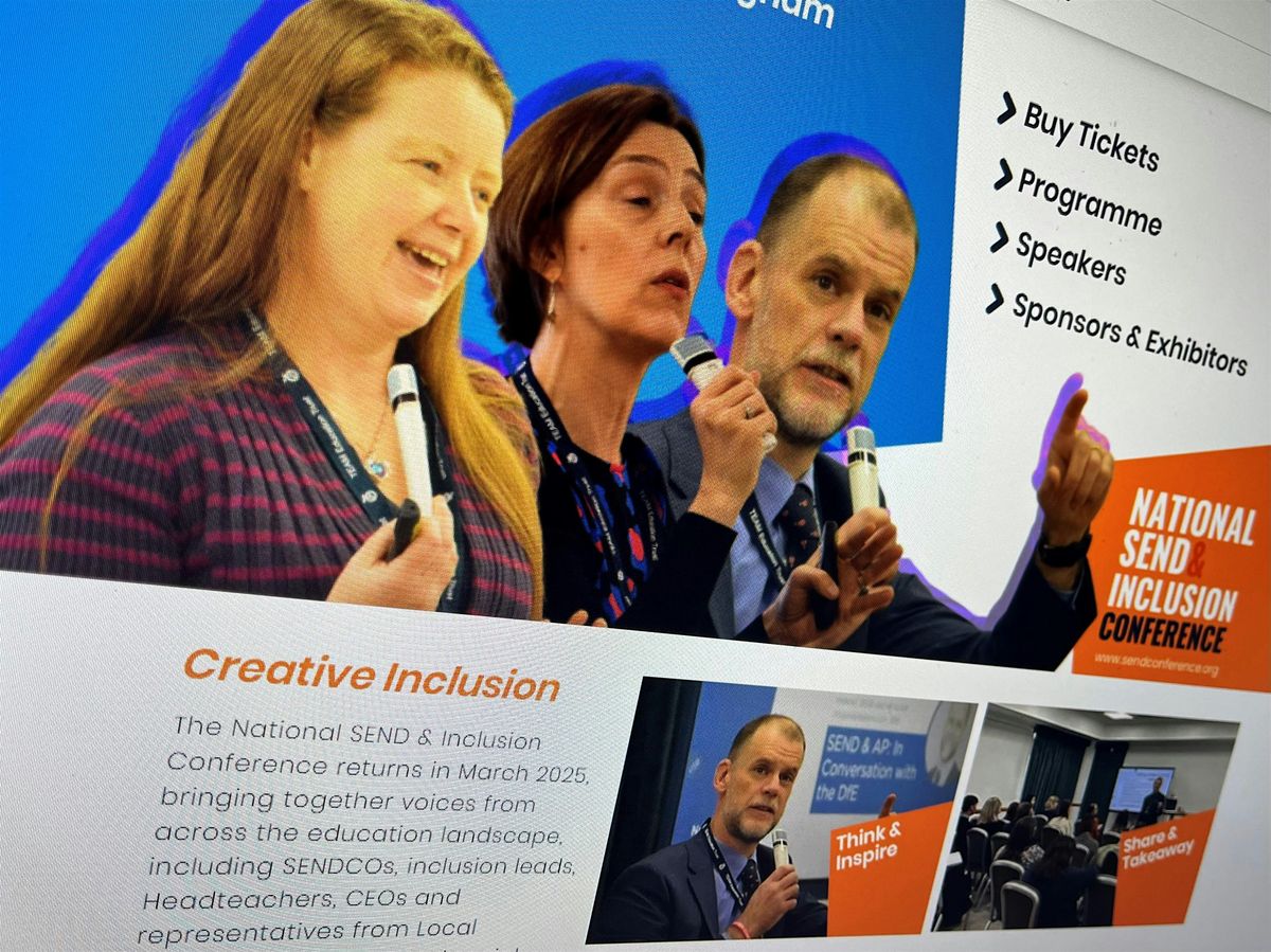 National SEND and Inclusion Conference 2026, 17 March | Event in Eastwood | AllEvents