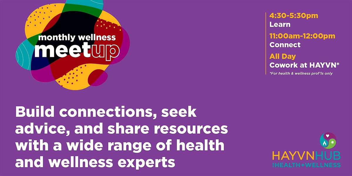 Monthly Wellness Collective Meetups: Learn, Connect, Coworking Day, 2 October | Event in Darien | AllEvents