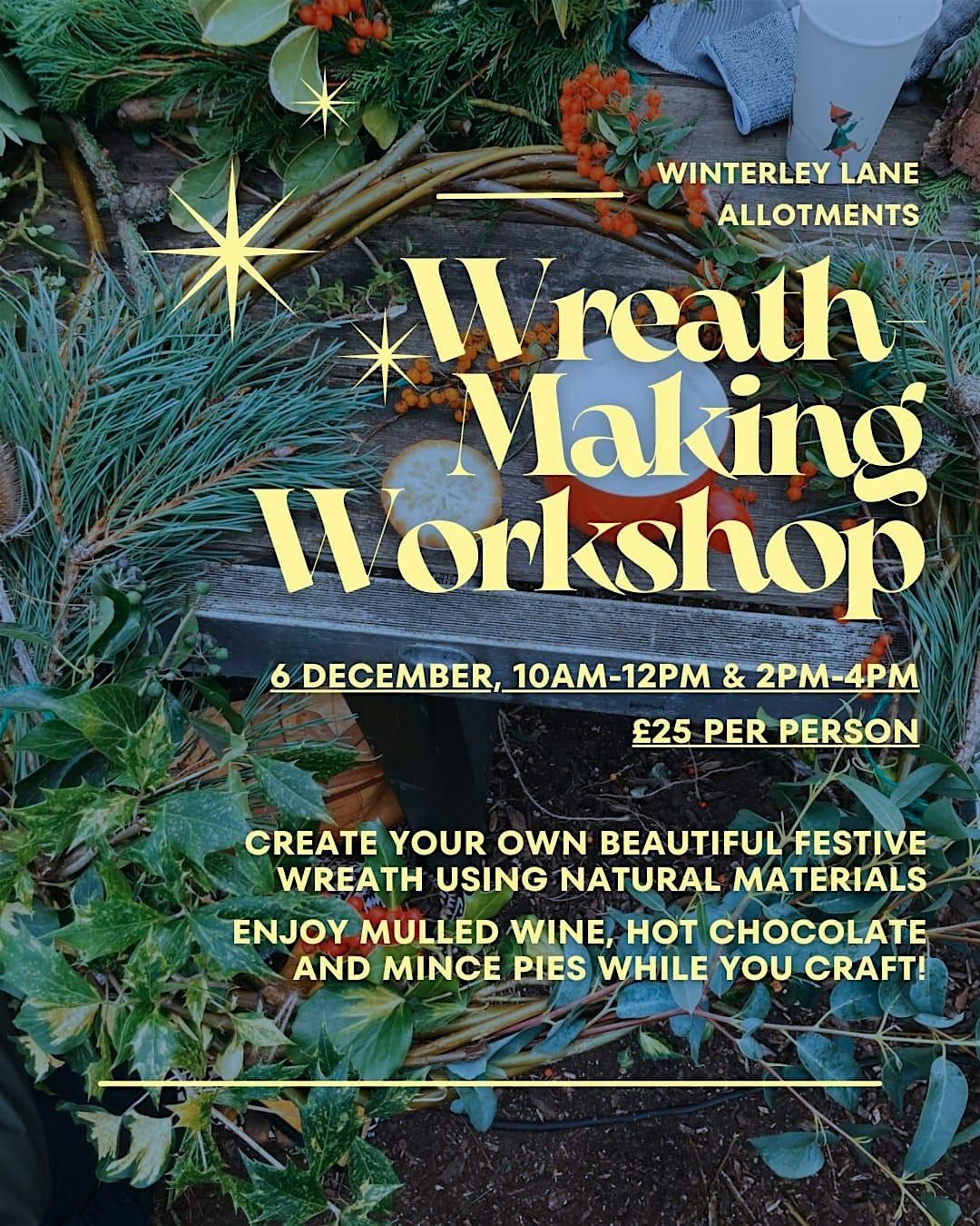 Christmas Wreath Making Workshop, 6 December | Event in Walsall | AllEvents