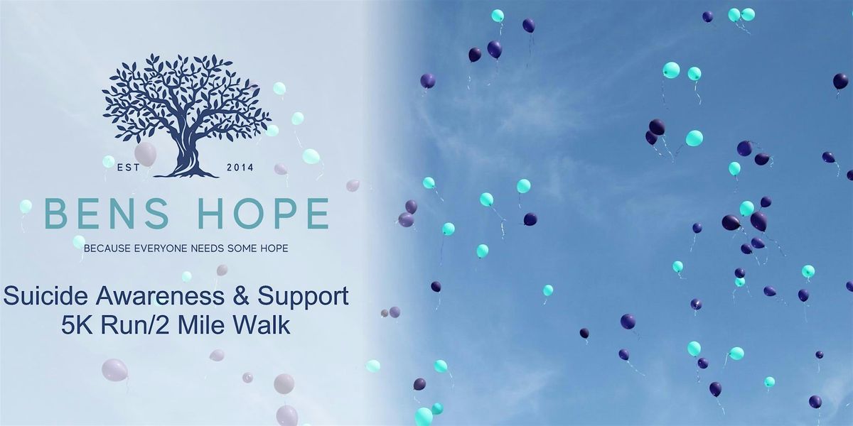 11th Annual BENS Hope Suicide Awareness & Support 5K Run/2 Mile Walk, 20 September | Event in Platteville