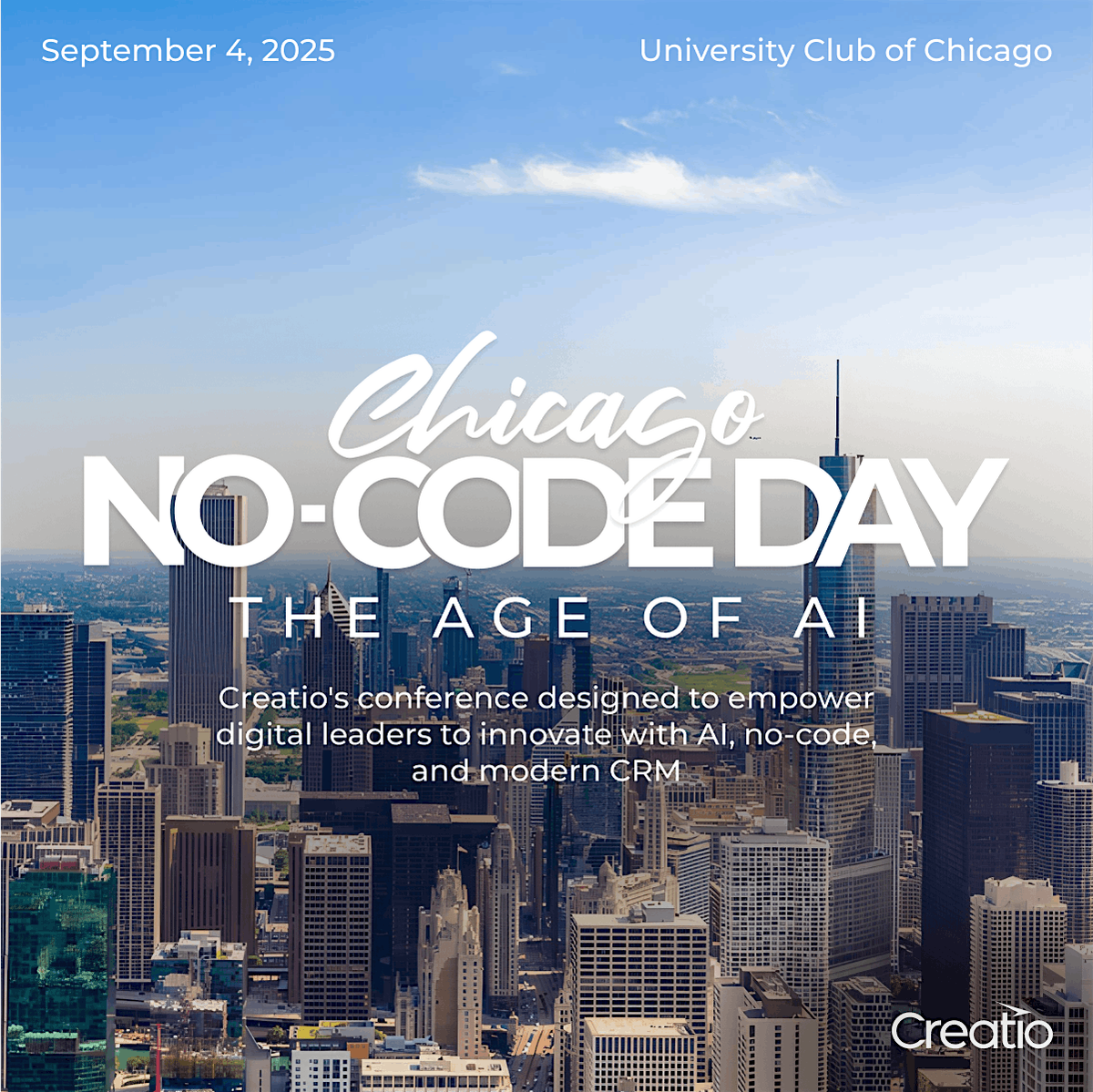 No-Code Day Chicago: The Age of AI, 4 September | Event in Chicago | AllEvents