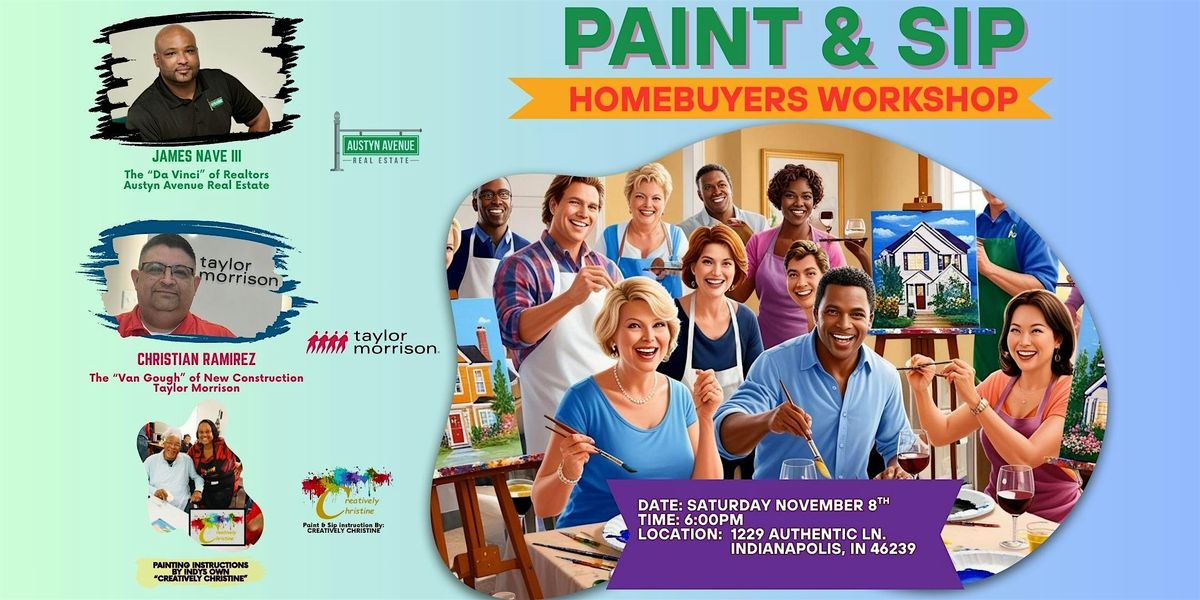 Paint n Sip Home Buyer Workshop: Time To Make Your Dream a Reality!, 8 November | Event in Cumberland | AllEvents