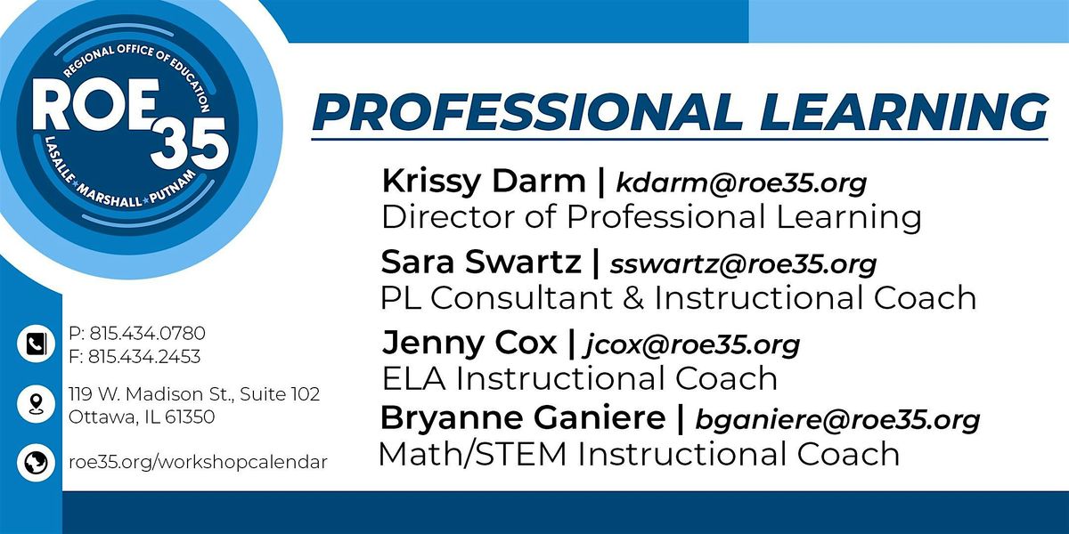 Instructional Coaches and Teacher Leaders Roundtable, 20 November | Event in Oglesby | AllEvents