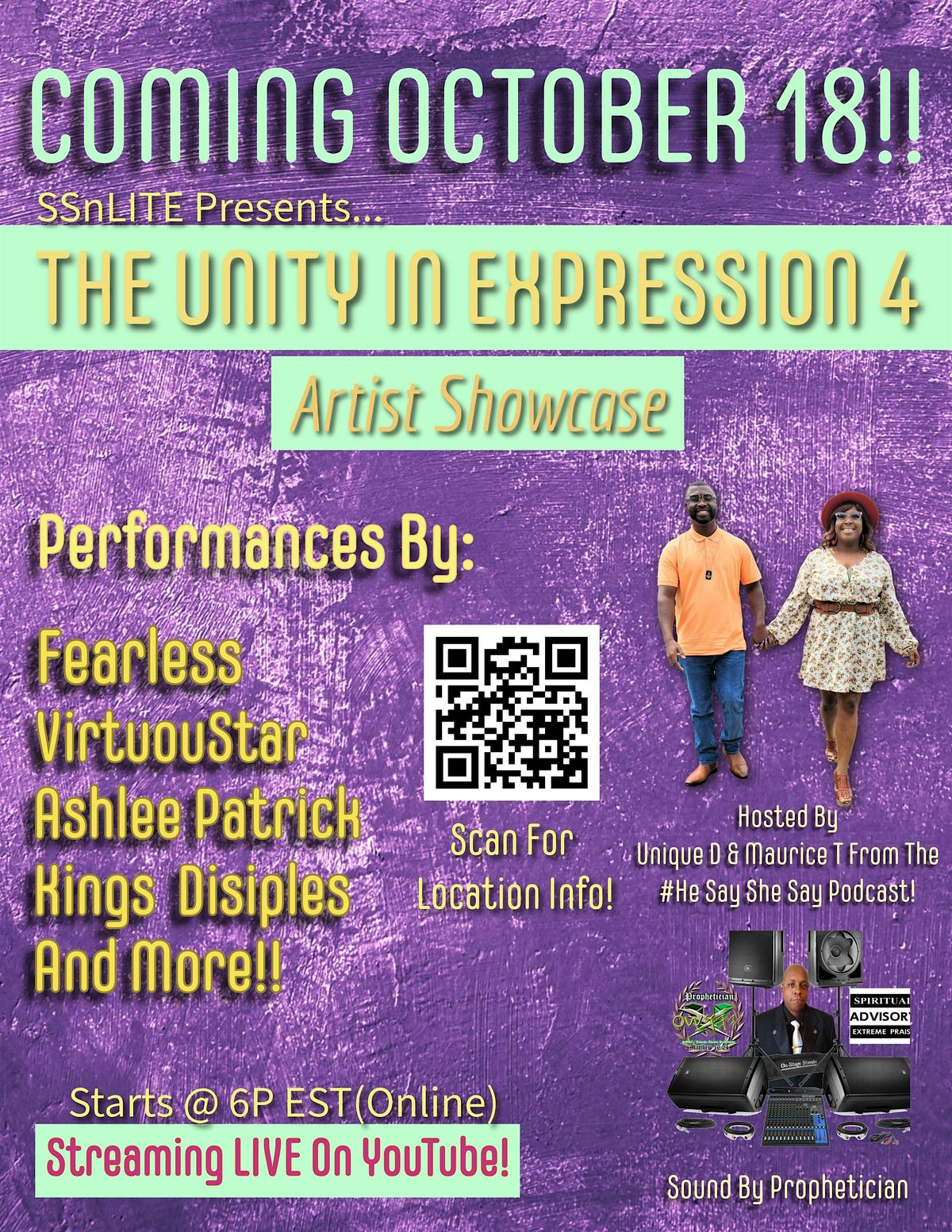 "The Unity In Expression" 4 Mini Concert, 18 October | Event in Marietta | AllEvents
