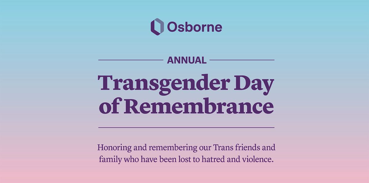 Osborne 2025 Transgender Day of Remembrance | Event in The Bronx | AllEvents