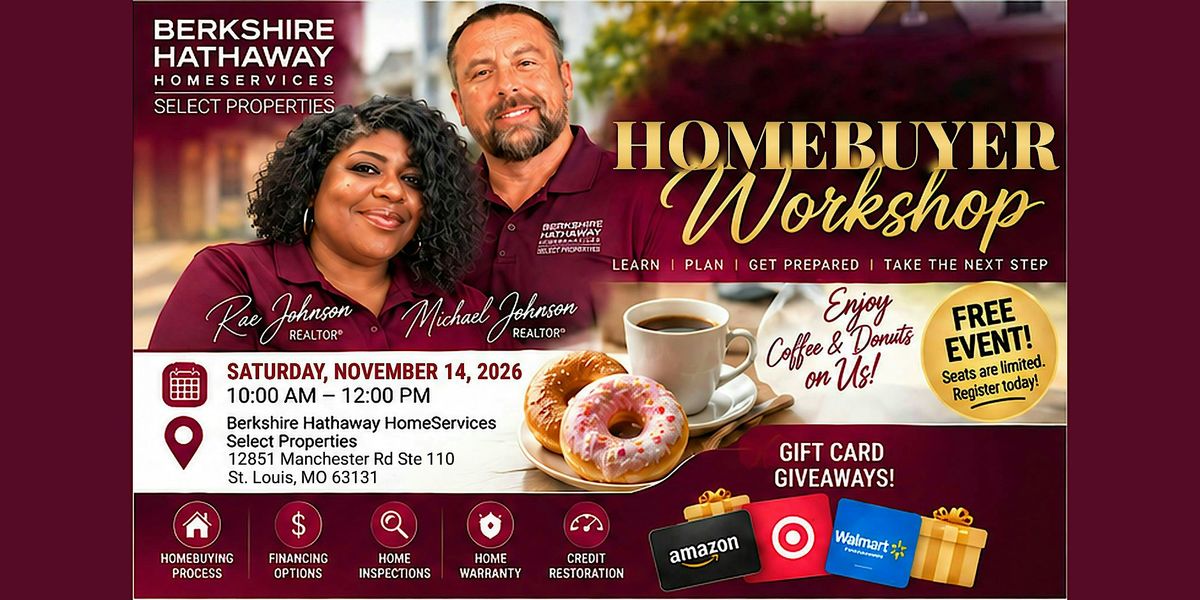 Keys to Your New Home | Homebuyer Workshop, 12851 Manchester Ave, St ...
