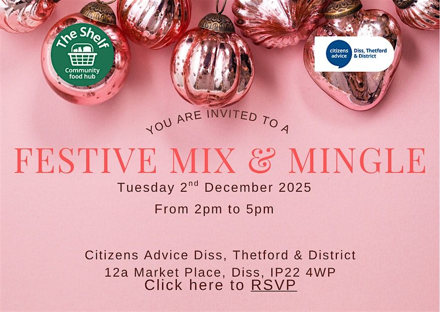 Festive Mix & Mingle, Citizens Advice Diss, Thetford & District, 2 ...