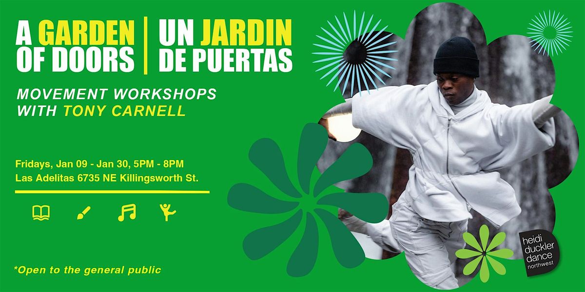 A Garden of Doors | Movement Workshops with Tony Carnell, 9 January | Event in Portland | AllEvents