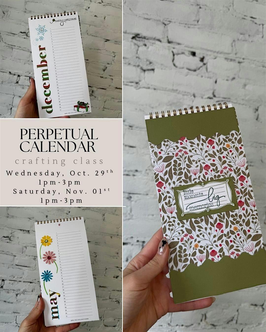 Perpetual Calendar Workshop, 1 November | Event in Manitowoc | AllEvents