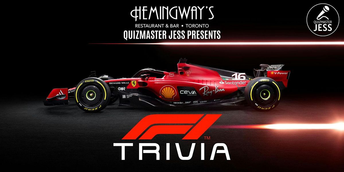 F1 Trivia 1.1 (first night), 22 October | Event in Toronto | AllEvents
