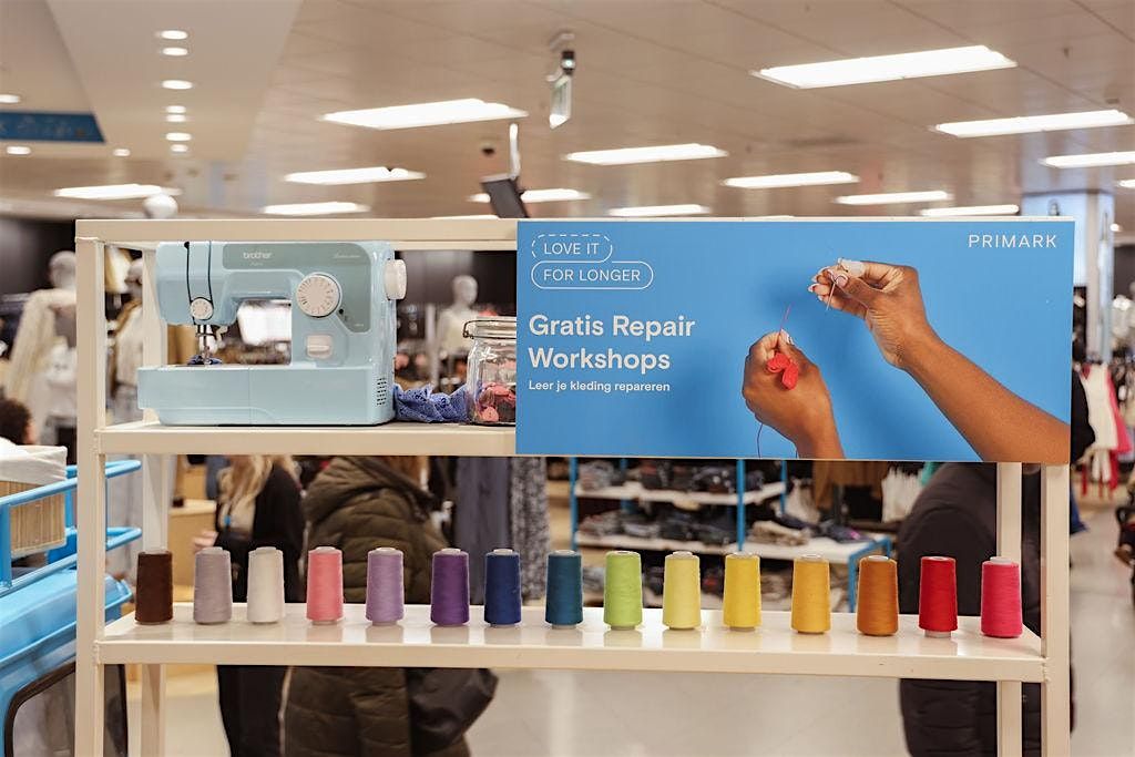 Primark | Eindhoven | Gratis repair workshop, 28 January | Event in Eindhoven | AllEvents
