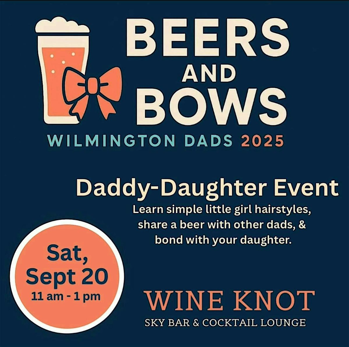 Beers & Bows - Wilmington Dads Event, 20 September | Event in Wilmington | AllEvents