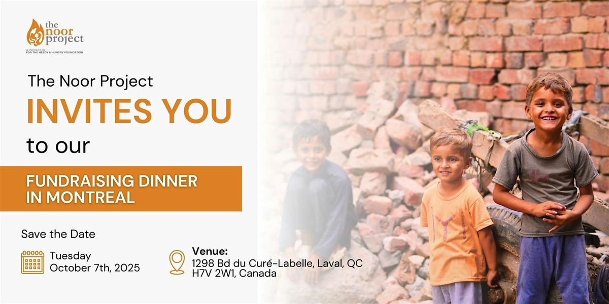 An Evening for Change: Montreal with The Noor Project Founders, 7 October | Event in Laval | AllEvents
