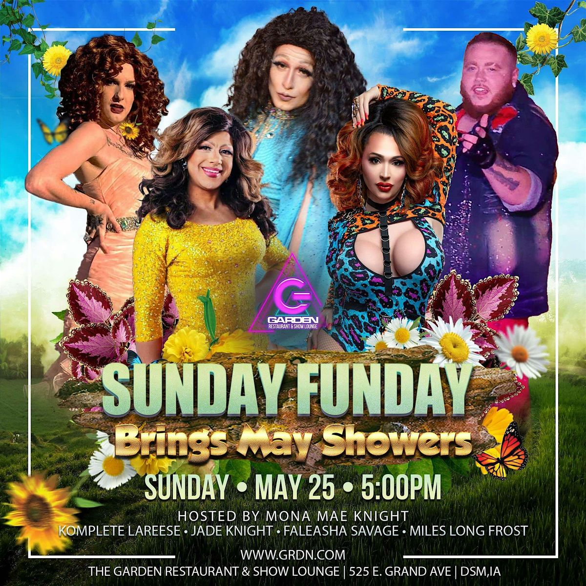Sun May 25 Matinee Drag Show - 5pm Table Reservation, 25 May | Event in Des Moines | AllEvents