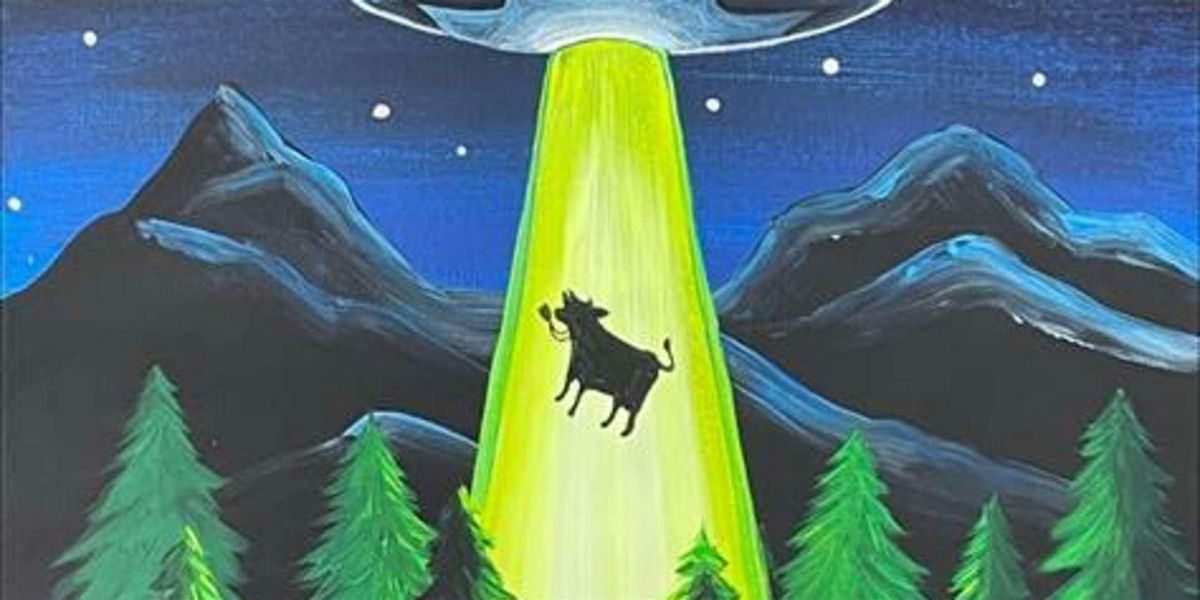 Cow Abduction Escape - Paint and Sip by Classpop!™, 3 July | Event in Austin | AllEvents