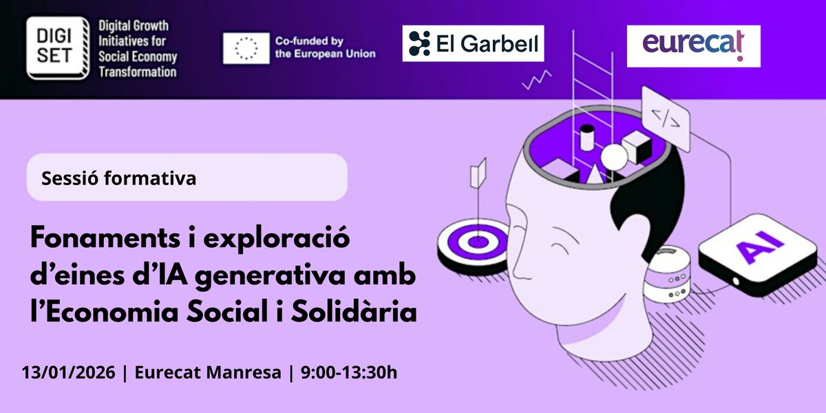 Sessió formativa: Fonaments i exploració d’eines d’IA generativa, 13 January | Event in Manresa | AllEvents