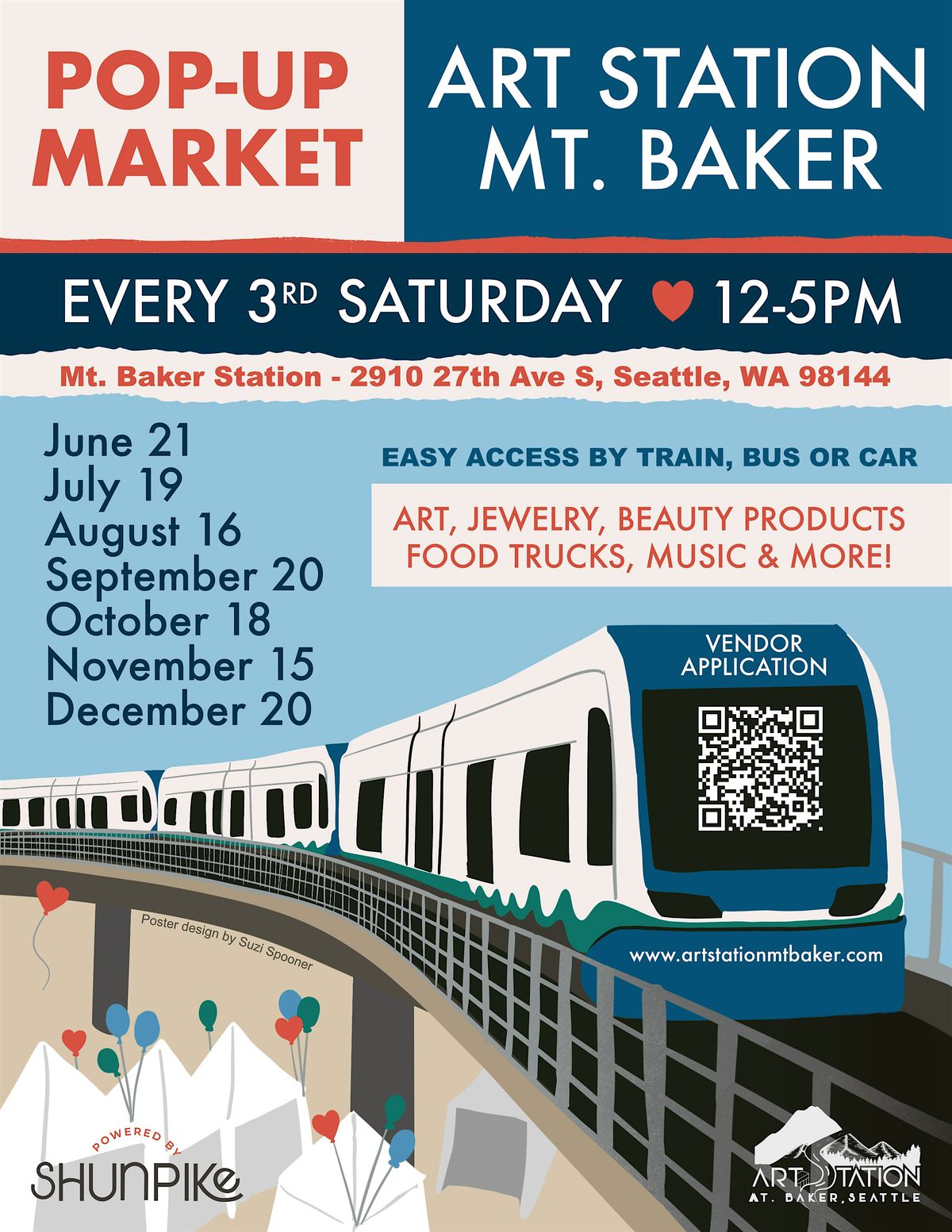 Mt Baker Light Rail Station Pop-up Market, 21 June | Event in Seattle | AllEvents