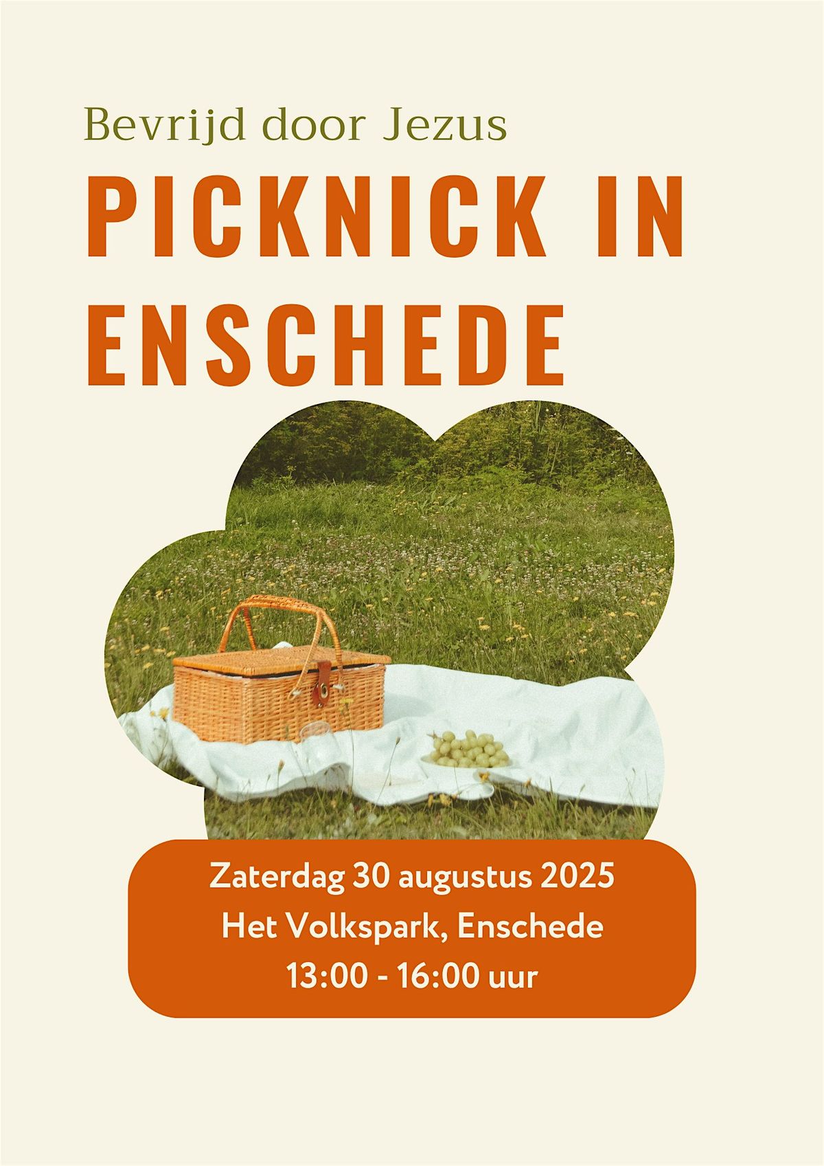 Bevrijd door Jezus Picknick @ Enschede - 30 augustus 2025 | Event in Enschede | AllEvents