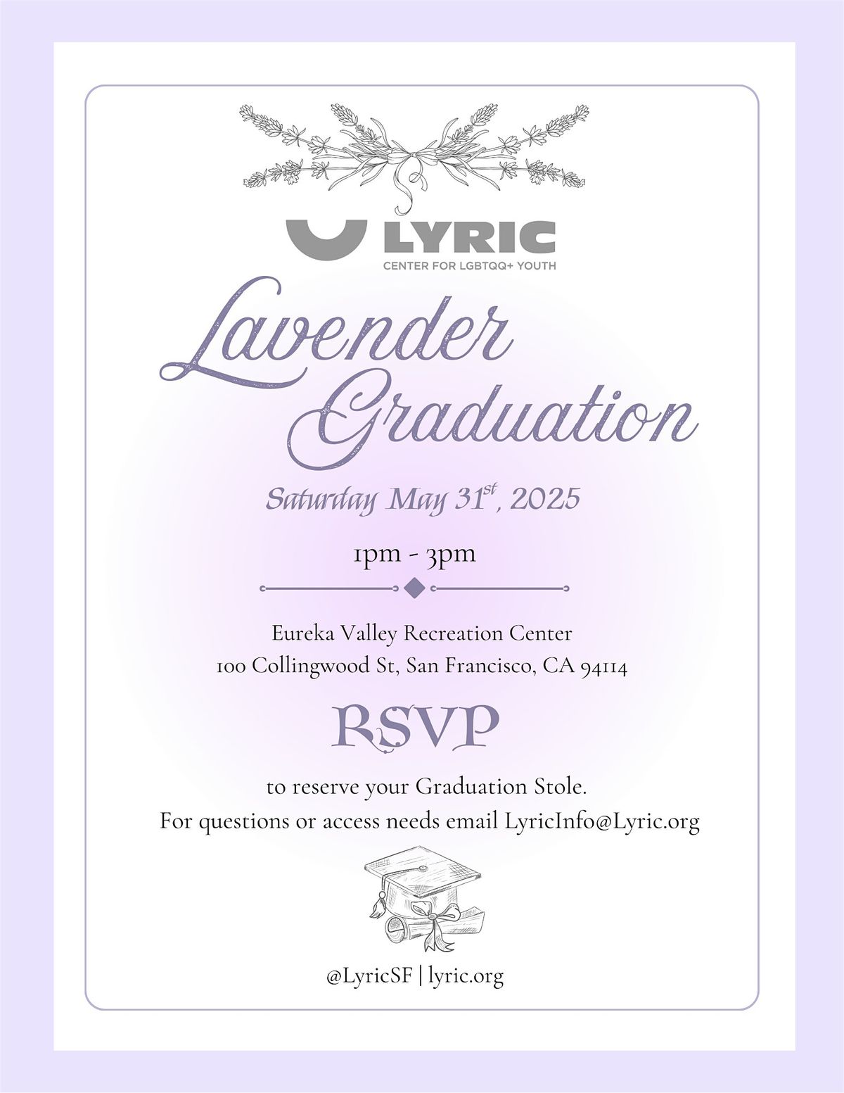 Lavender Graduation, 31 May | Event in San Francisco | AllEvents
