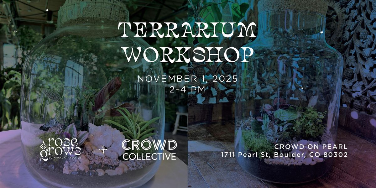 Terrarium Workshop, 1 November | Event in Boulder | AllEvents