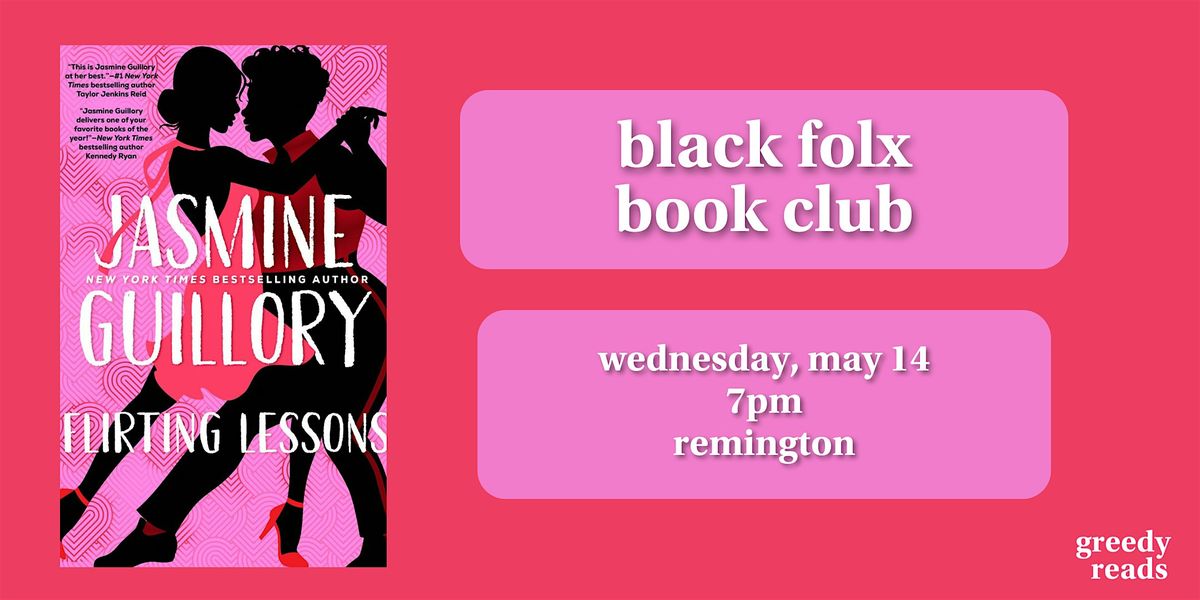 Black Folx Book Club: "Flirting Lessons", 14 May | Event in Baltimore | AllEvents