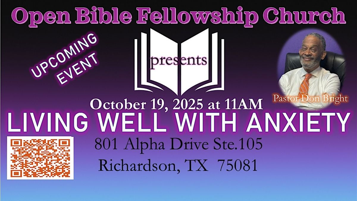 LIVING WELL WITH ANXIETY, 19 October | Event in Richardson | AllEvents