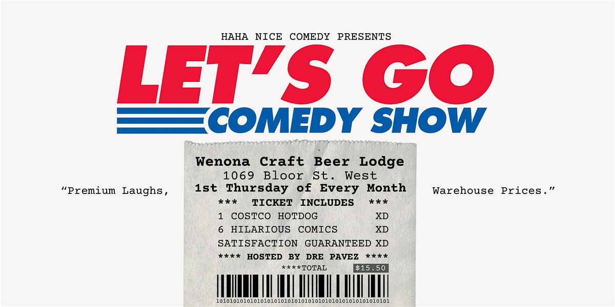 Let's Go Comedy Show, 4 December | Event in Toronto | AllEvents