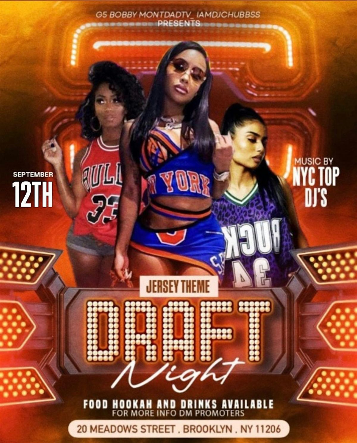 Draft Night  : The Ultimate Sports Jersey Theme Party, 12 September | Event in Brooklyn | AllEvents