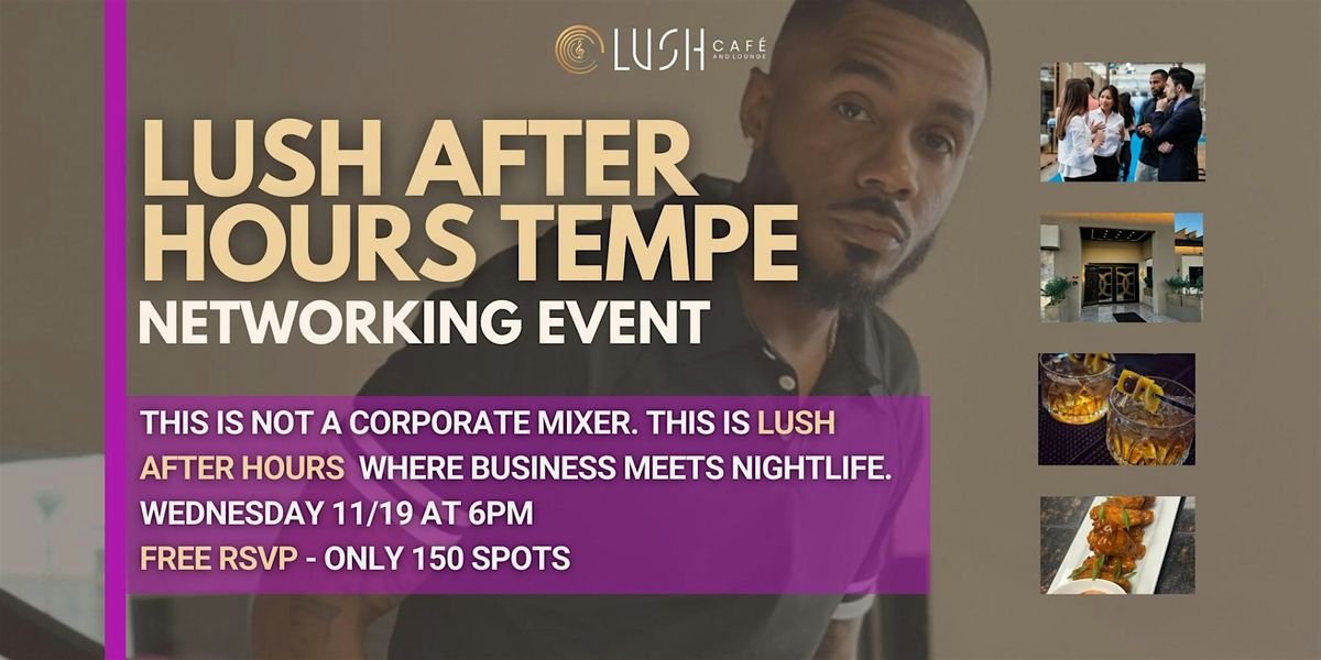 After Hours Tempe: Where Entrepreneurs Connect, Collaborate & Celebrate, 19 November | Event in Tempe