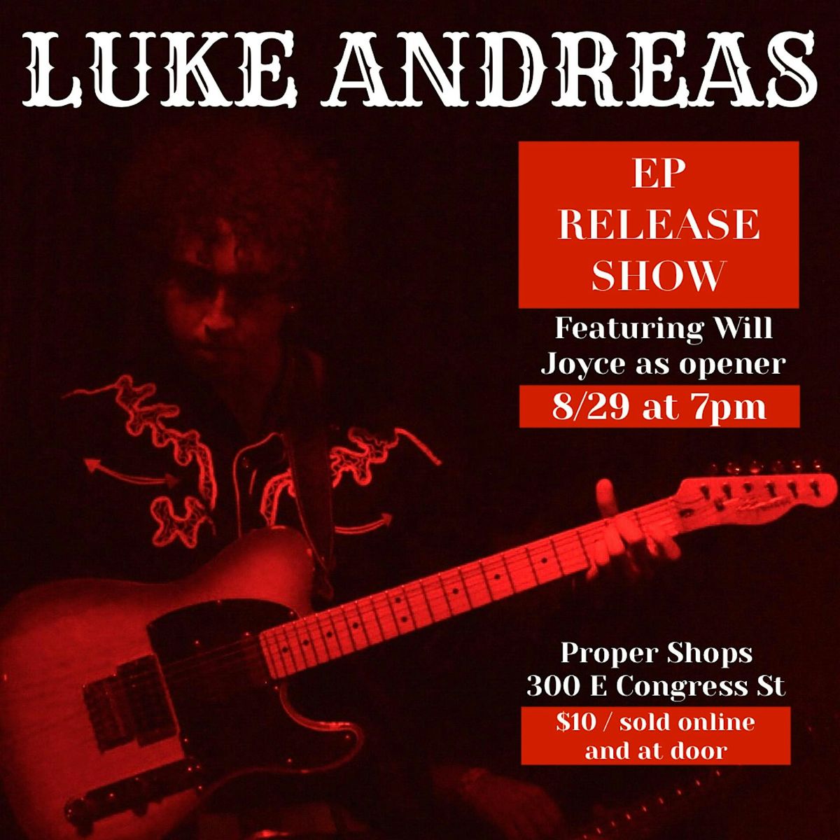 Luke Andreas, 29 August | Event in Tucson | AllEvents