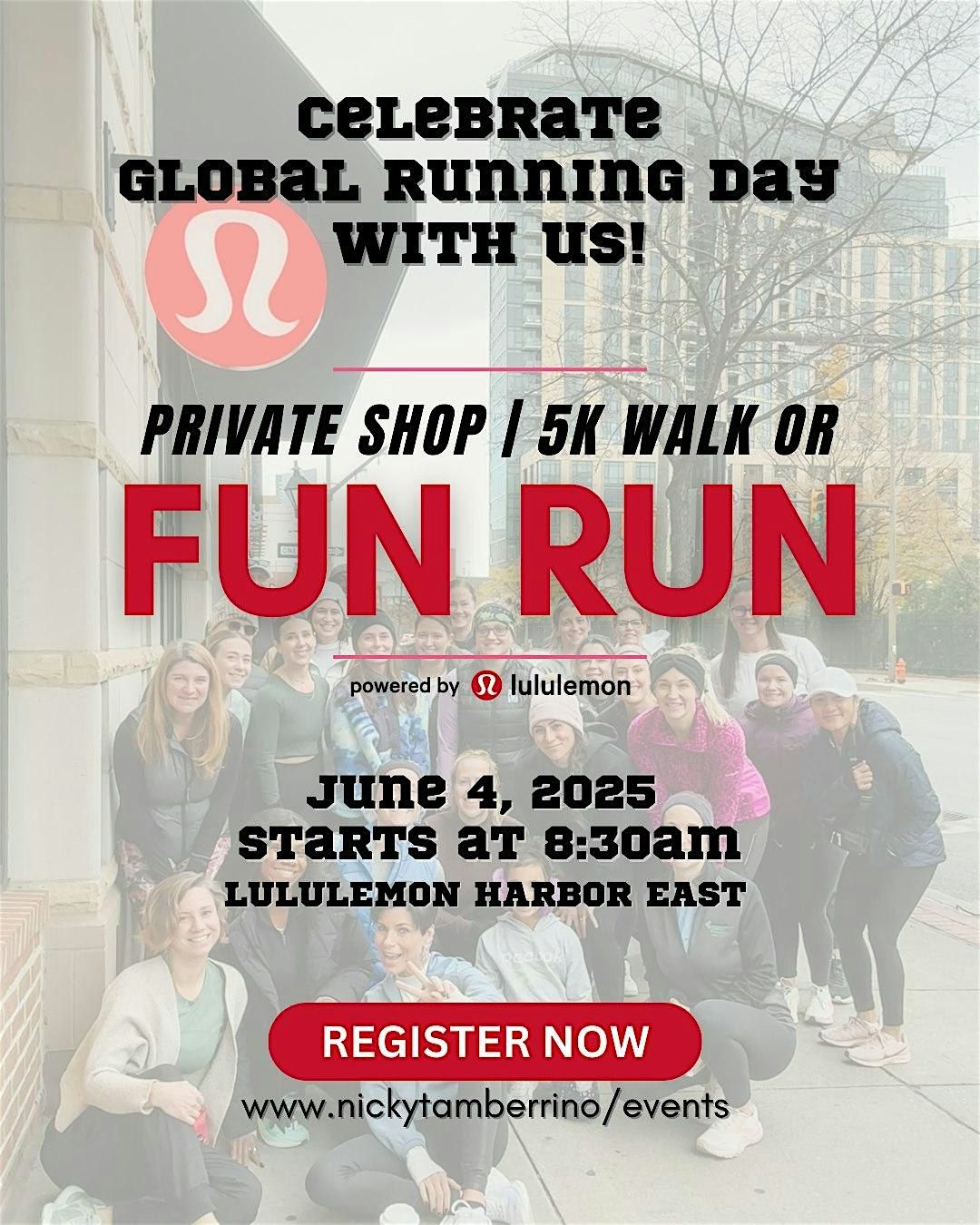 Global Running Day 5K Powered by lululemon, 4 June | Event in Baltimore | AllEvents